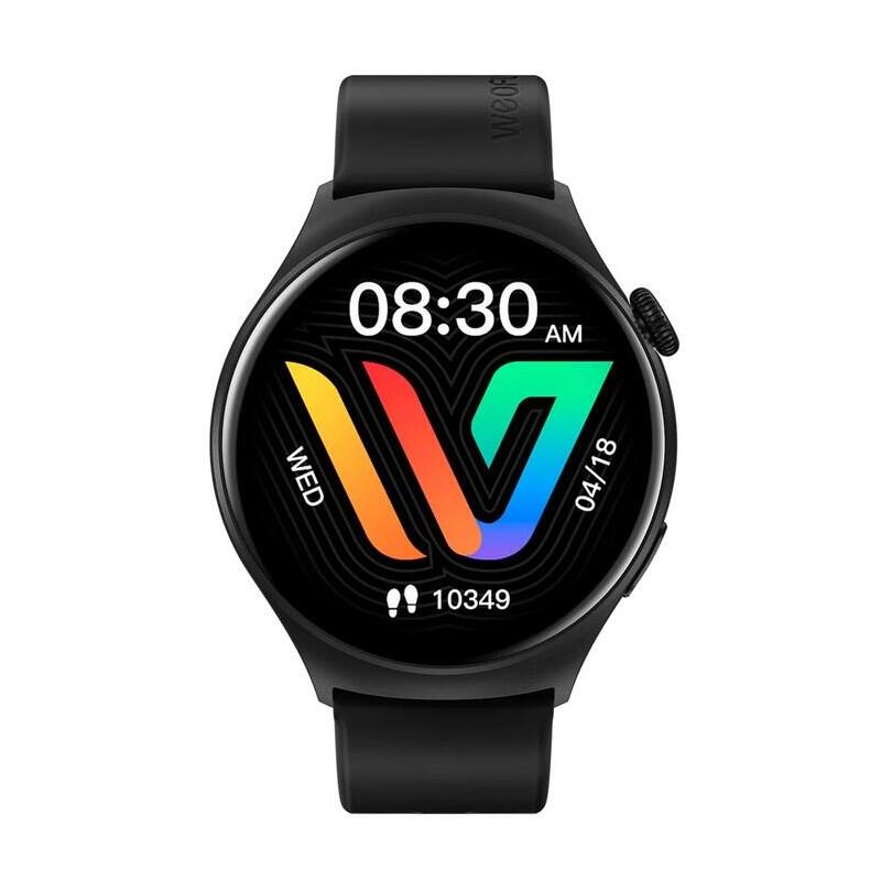 Weofly Curve Smartwatch - Reloj Multifuncional Bluetooth 5.3 Negro