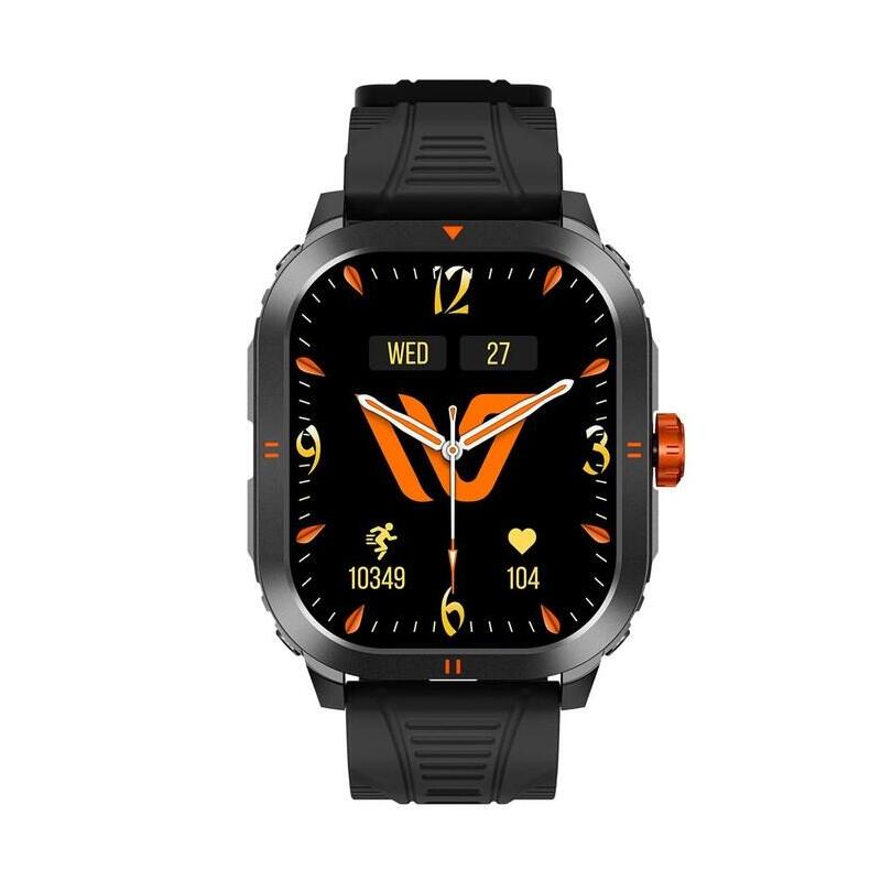 Weofly Pioneer Smartwatch - Reloj Multifuncional Bluetooth 5.3 Negro