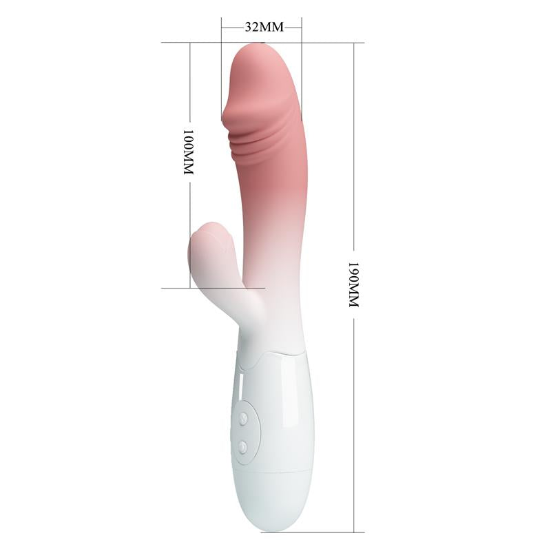 Pretty Love - Snappy Vibrador Rabbit 3o Vibraciones Rosa