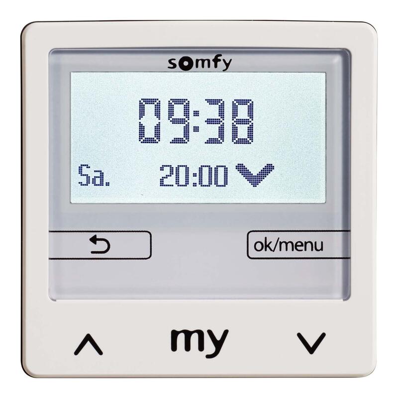 Somfy 1805284 Chronis Smoove Ib+ Pure Blanco Ohne Rahmen