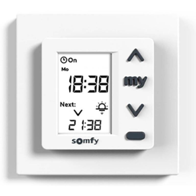 Somfy Chronis Uno 50 Chronis Uno 50x50 Zeitschaltuhr F.Rollladen Raffstoren Mi.R