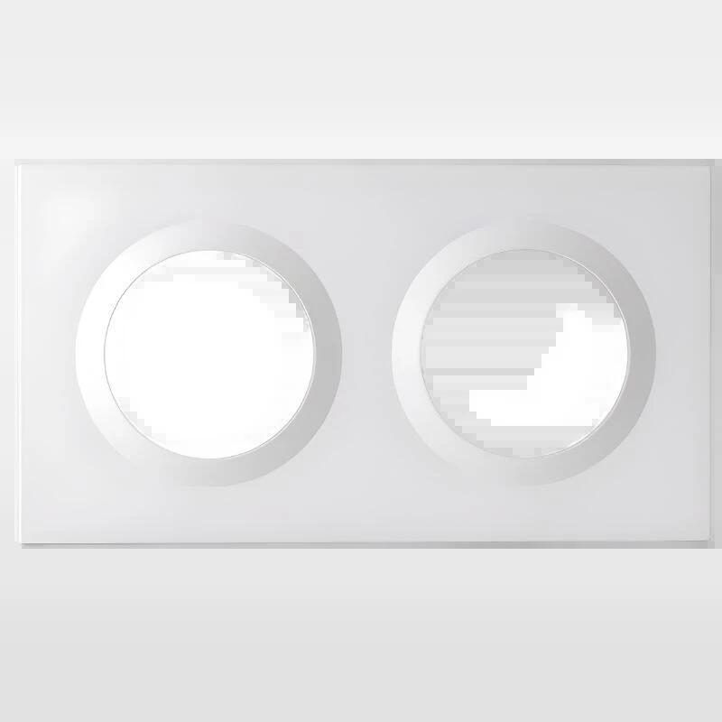 Sonoff Ef2g Blanco - Marco Doble Para Interruptores Inteligentes De Pared