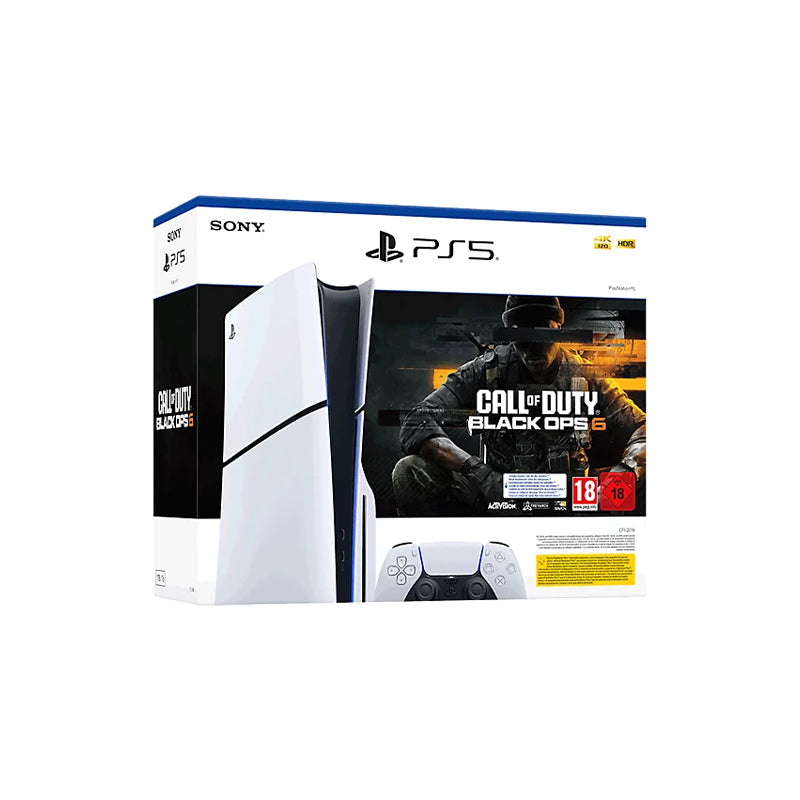 Sony Playstation 5 Slim Disc Edition 1tb + Call Of Duty: Black Ops 6 - White