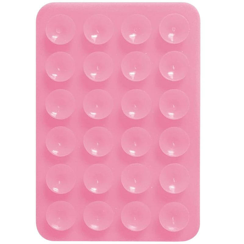 Soporte Adhesivo De Smartphone Con Ventosa Rosa