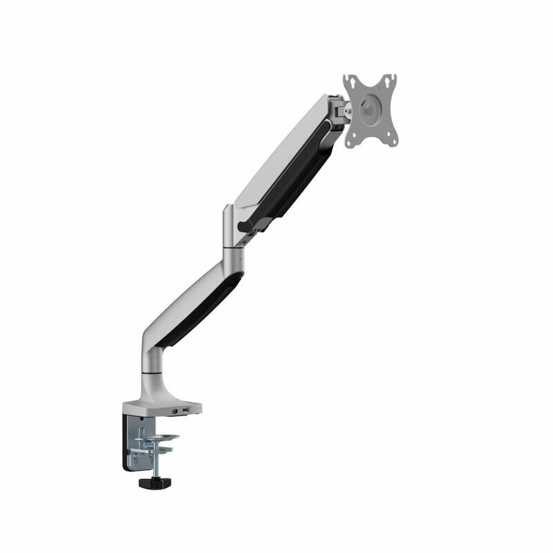 Soporte Art Gas Desk Mount For 1 Led Lcd Monitor 17-45" L-35gd 1-15kg 1xusb-A 1xusb-C 3.0 Heavy Duty