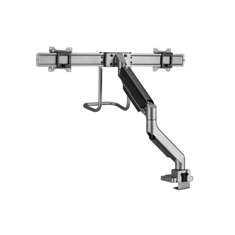 Soporte De Mesa Equip 650161 Para 2 Monitores De 17-32 Max. 9kg Por Pantalla Max.Vesa 100x100 Resorte De Gas Mango De Agarre