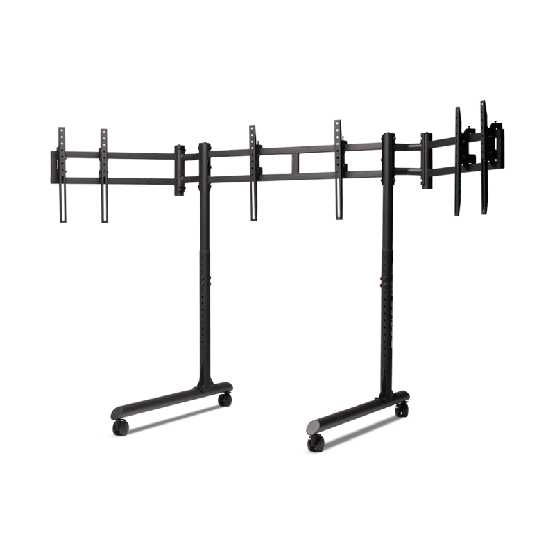 Soporte Individual Para Monitor De Pie De Tubo Redondo De Próximo Nivel