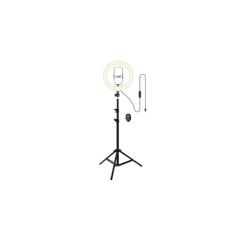 Soporte Tripode Aro Led Cool+Mando Bluetooth 180cm