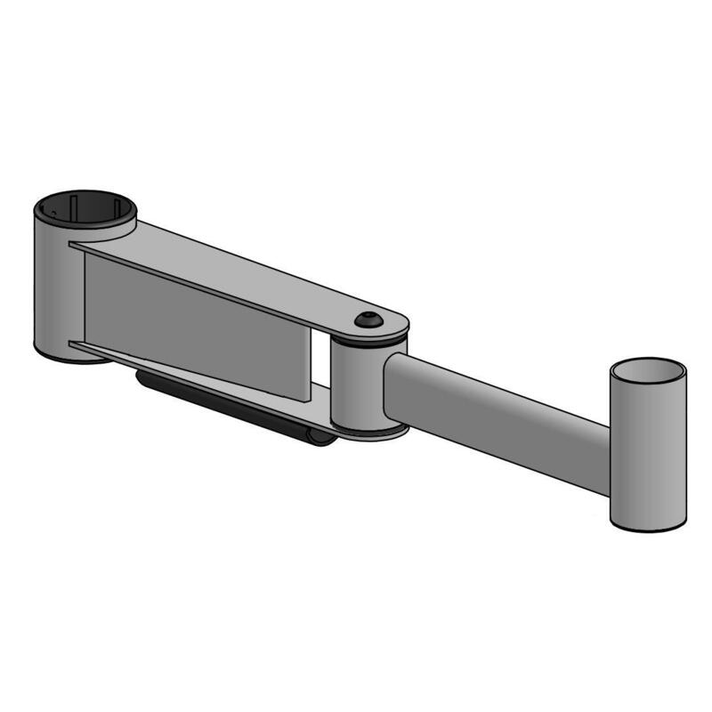 Sp2, 400mm Elbow Arm, -Black- - Moq 25 Pcs - Warranty: 60m