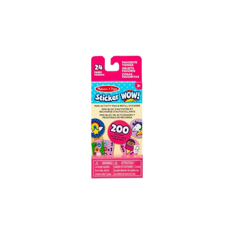 Spin Master Melissa & Doug - Pegatinas ¡Guau! Juego De Recarga Para Tus Cosas Favoritas Y Manualidades. 6075134