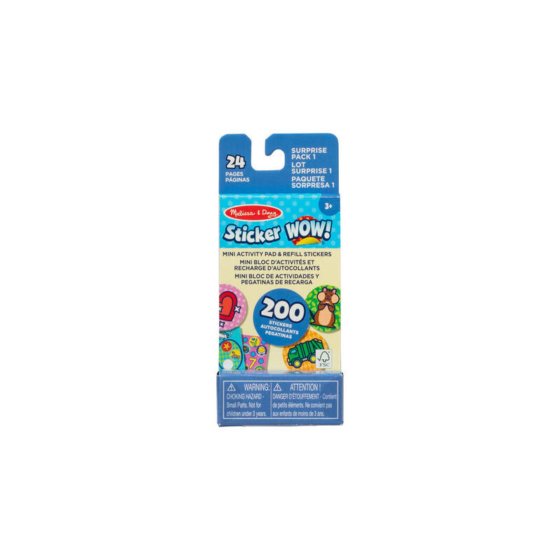 Spin Master Melissa & Doug - Pegatinas ¡Guau! Set De Recarga Pack Sorpresa, Manualidades 6075137