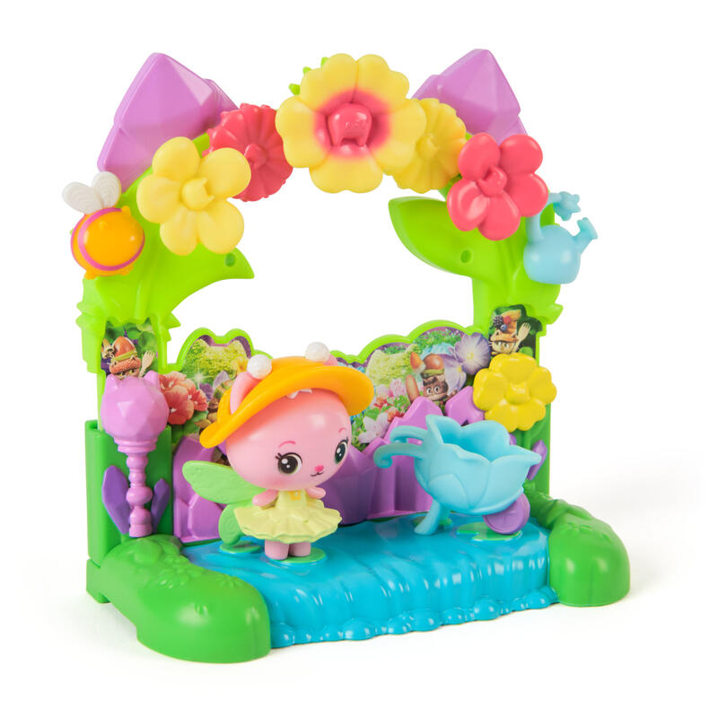 Spinmaster Gabby'S Dollhouse: Der Film - Balkon-Spielset Queen Kitty Fees Kristall Garten 6074165