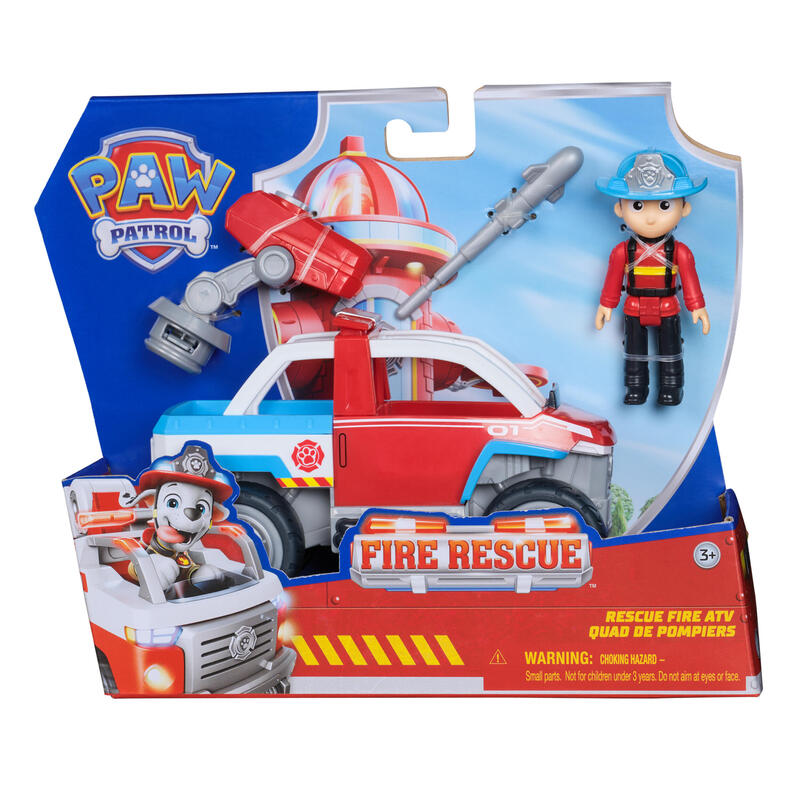 Spinmaster Paw Patrol Fire Rescue - Ryders Rettungsfahrzeug (Mit Drohnen-Abwerfer Und Ryder Figur) 6073897