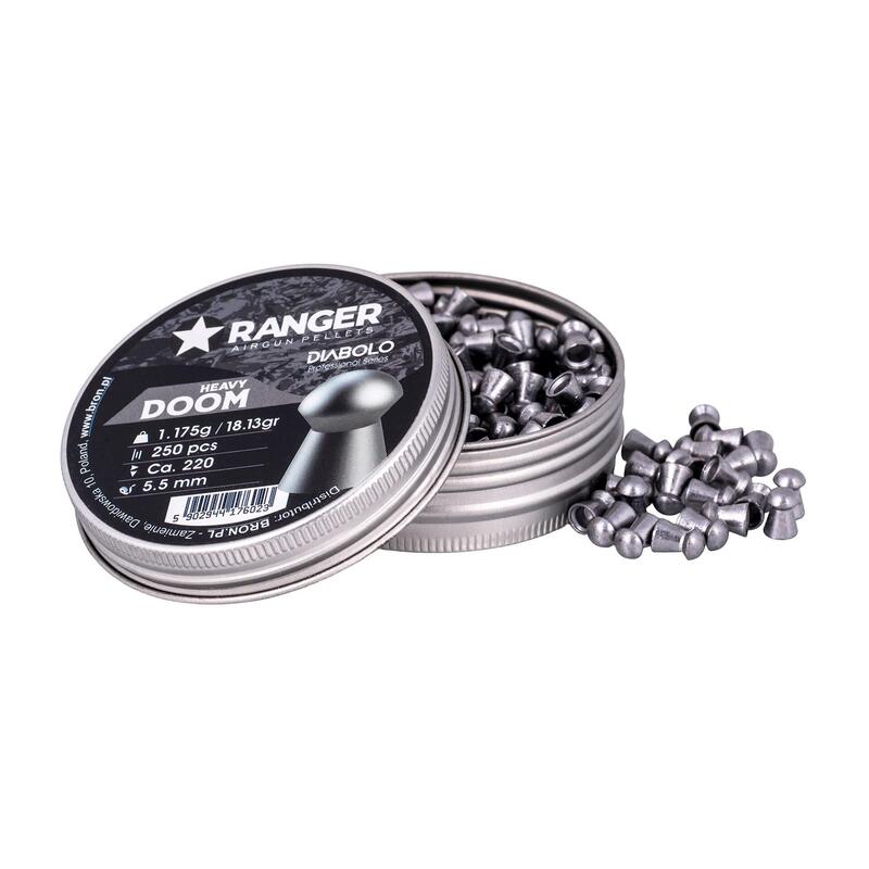 Srut 5,5 Mm Ranger Diabolo Doom Heavy Plaski 250 Szt. 1,175 G