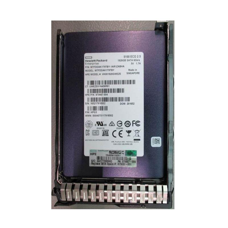 Ssd 1.92tb Sff Sata Ri Ds Sc - Warranty: 36m