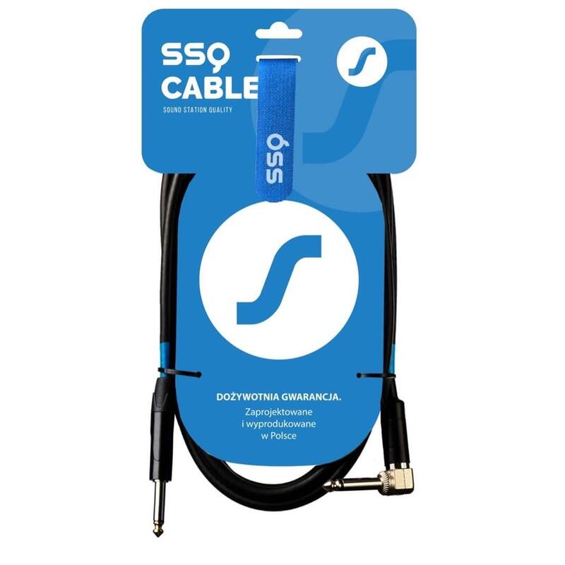 Ssq Jmpjmk4 Ss-1469 Cable Jack Mono - Jack Mono (90 Degree Angle) 4 M Black