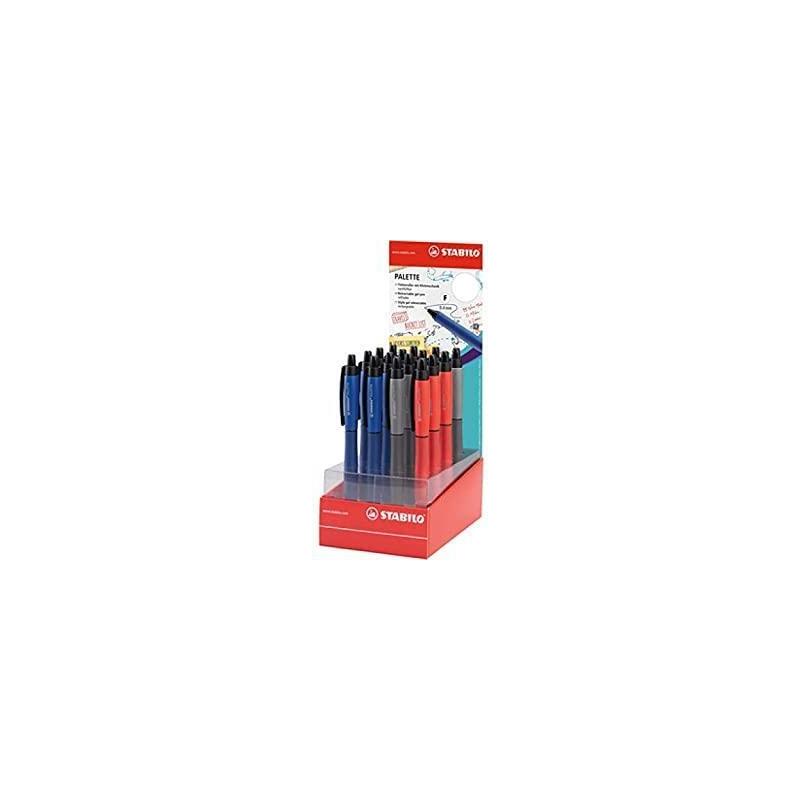 Stabilo Expositor Bolígrafo Tinta De Gel Retráctil Palette Fine Surtido -16u-
