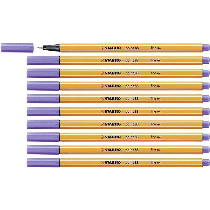 Stabilo Point 88 Rotulador Malva -10u-