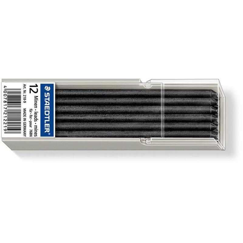 Staedtler 218-9 Mine Lumocolor Non-Perm Sw 12st
