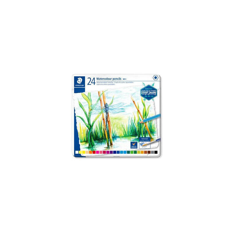 Staedtler Lápices De Colores Desing Journey 14610c En Estuche Metal De 24