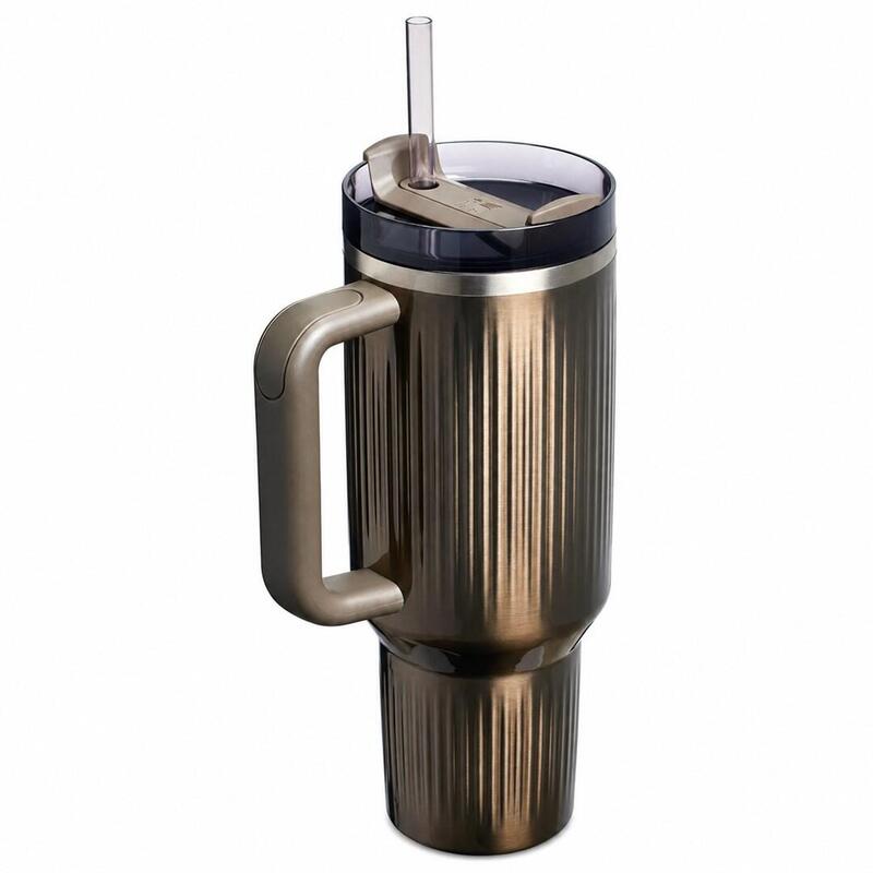 Stanley Vaso Térmico Quencher H2.O Fluted 1.18l Gunmetal Shine