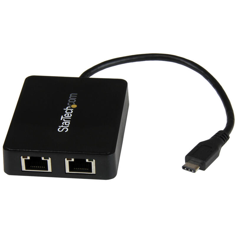 Startech Adaptador De Red Usbc 2 Puertos Ethernet