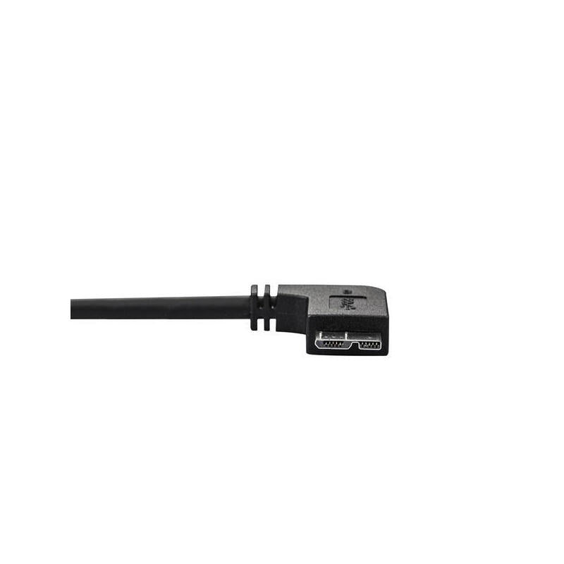 Startech Cable 1m Micro Usb 3.0 Acodado Izquierda