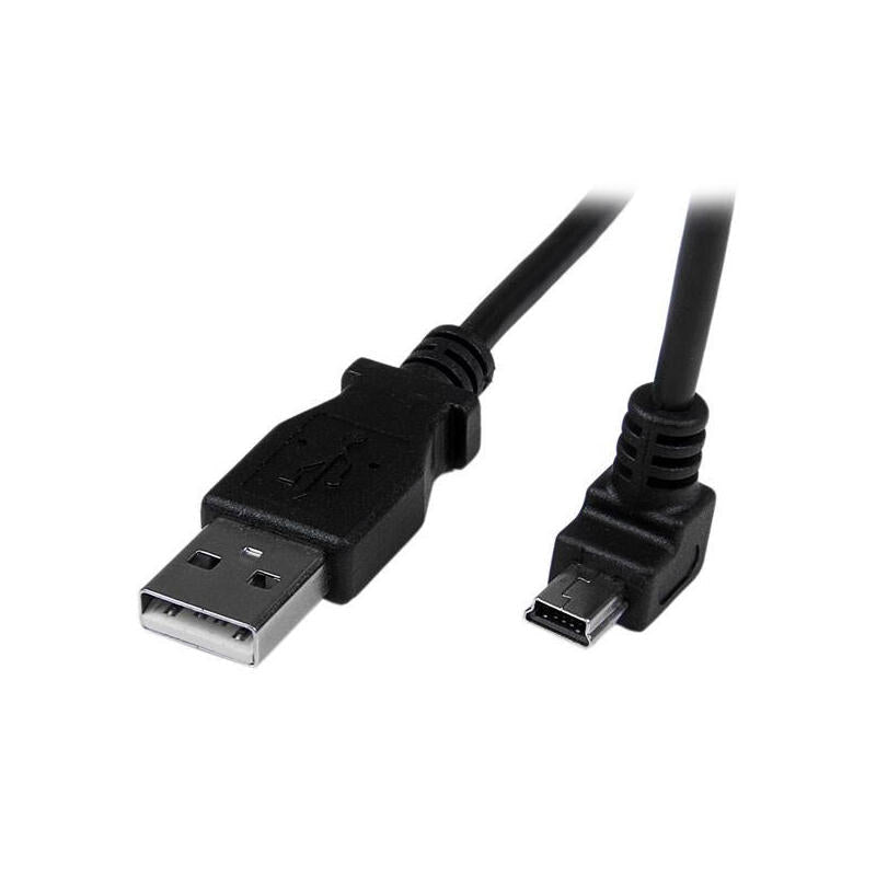 Startech Cable Usb A Mini Usb Acodado En Angulo Hacia Abajo 2m Negroâ Usbamb2md