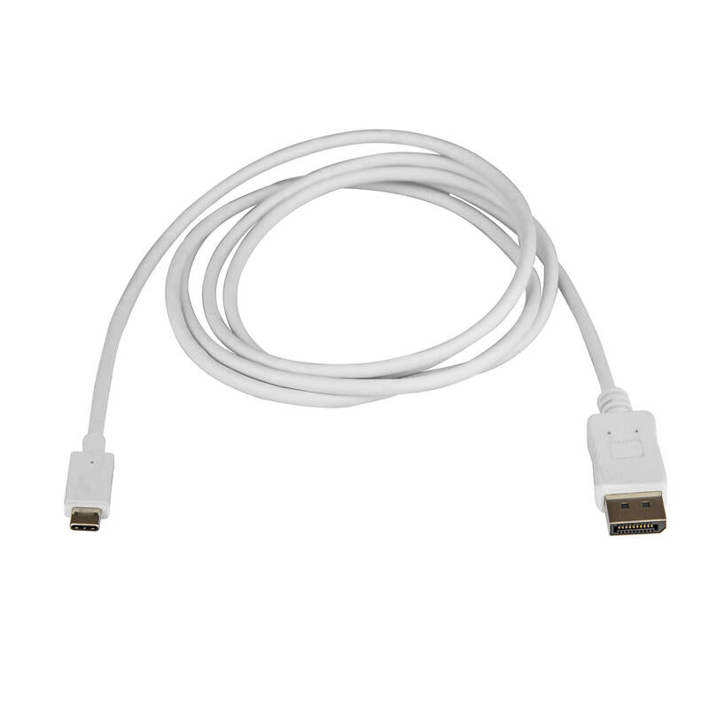Startech Cable Usb-C A Displayport 1,80m 4k 60hz Blanco Cdp2dpmm6w