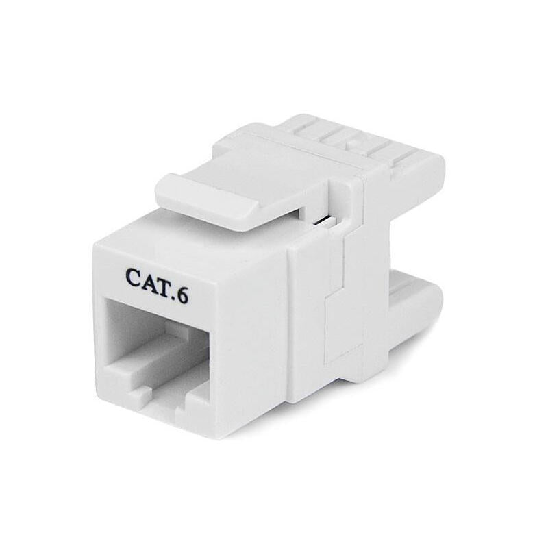 Startech Conector Modulo Keystone Rj45 Hembra Cat6 180⺠Blanco