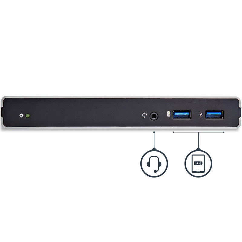 Startech Docking Station Usb 3.0 Para Dos Monitores Con Dvi Y Soporte Vertical