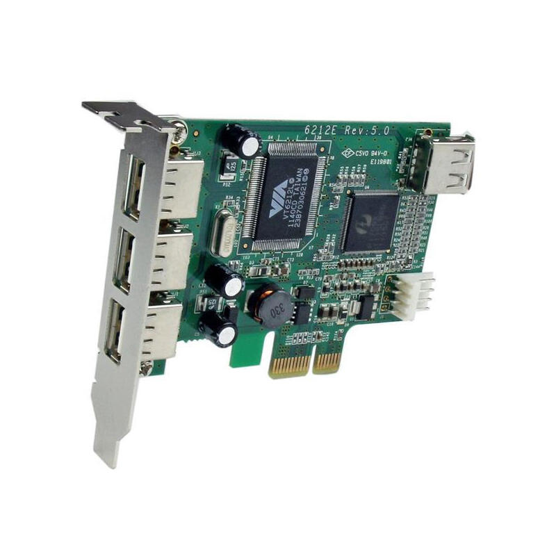 Startech Tarjeta Pci Express Perfil Bajo Usb 2.0 3 Externos Y 1 Interno Pexusb4dp