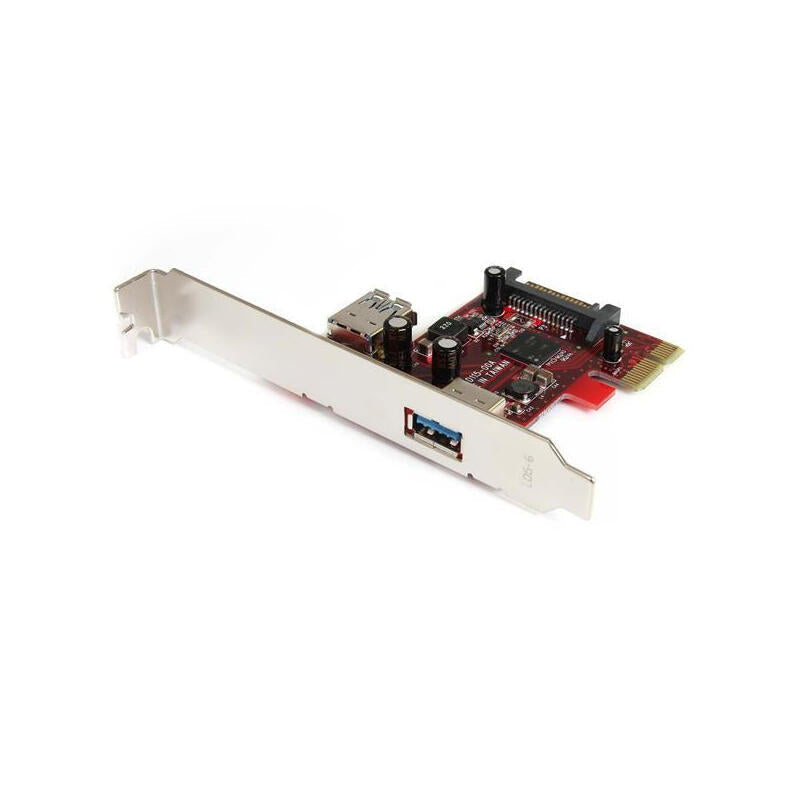 Startech Tarjeta Pci Express Usb 3.0 Superspeed De 2 Puertos Uasp 1 Int 1 Ext Pexusb3s11