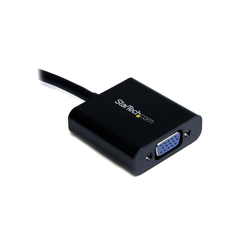 Startech.Com Adaptador Conversor De Vídeo Micro Hdmi® A Vga 1920x1200 Cable Convertidor Activo Hembra Vga Hd15 Macho Micro Hdmi Vídeo Conversor Hdmi Vga Negro