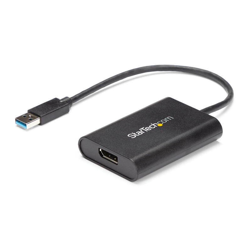 Startech.Com Adaptador Gráfico Usb 3.0 A Displayport - Adaptador De Vídeo Externo Usb A Displayport - Usb A Dp 4k 30hz