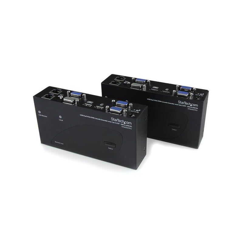 Startech.Com Extensor De Consola Kvm Por Cat 5 Ethernet (200m) Con Usb Y Vídeo Vga Doble