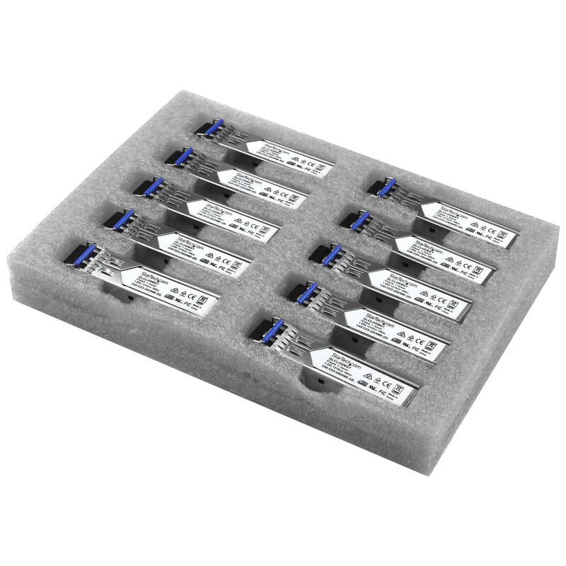 Startech.Com Modulo Transceptor Sfp Compatible Con Cisco Glc-Lh-Sm - 1000base-Lx/Lh - Paquete De 10 Garantia Lifetime
