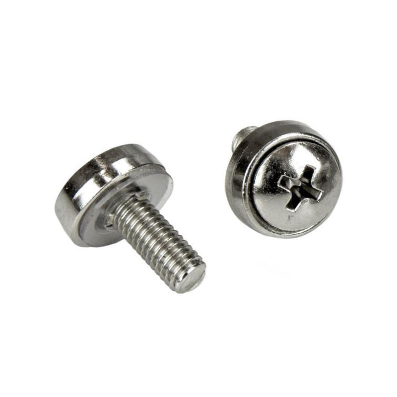 Startech.Com Paquete De 20 Tornillos M5 De 12mm Y Tuercas Jaula Para Armarios Rack - Con Herramienta De Instalación