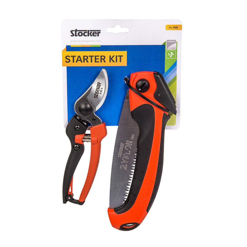 Starter Kit Poda Serrucho Art. 1419 Y Tijera Art. 323 Stocker