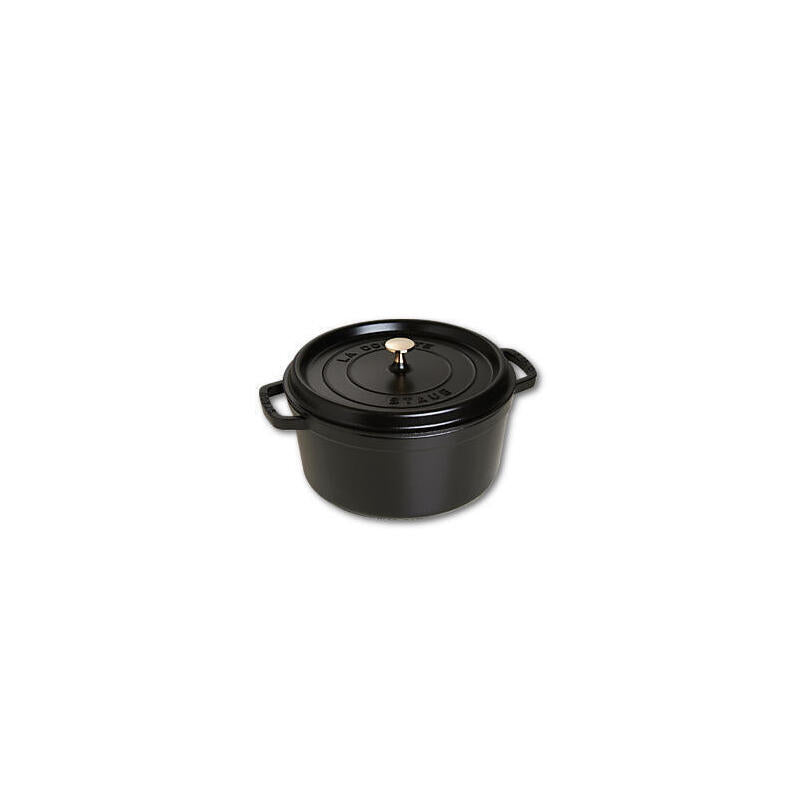 Staub Gusseisen Fr, Rund, 28 Cm, Negro