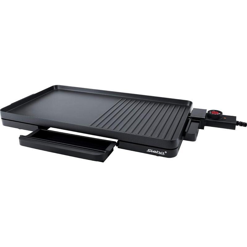 Steba Bbq Parrilla De Mesa Vg 30 Slim, Parrilla Eléctrica (Negro, 2200 Vatios) 06-30-00