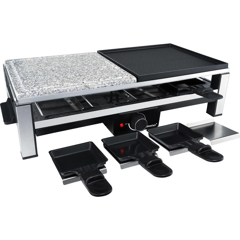 Steba Multi-Raclette Rc 108 Acero Inoxidable/Negro 631000