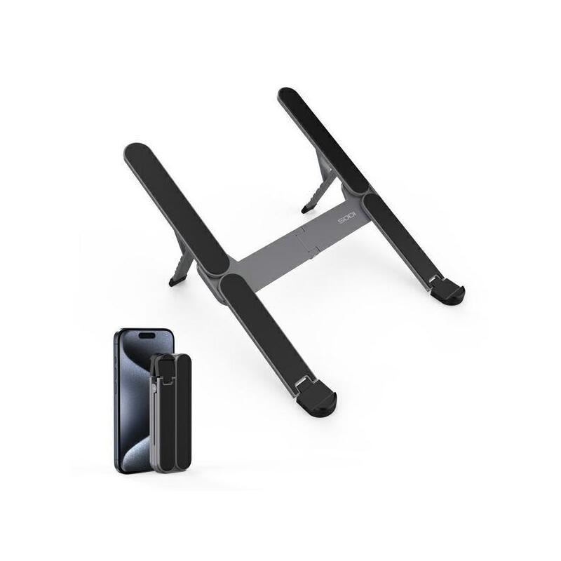 Stojak Na Laptopa Kompaktowy Skladany 314 Mini Szary