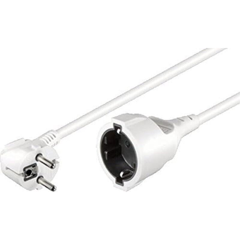 Stromcable Alargo 5 0m Blanco Schutzkontaktstecker>Schutzkontaktb.