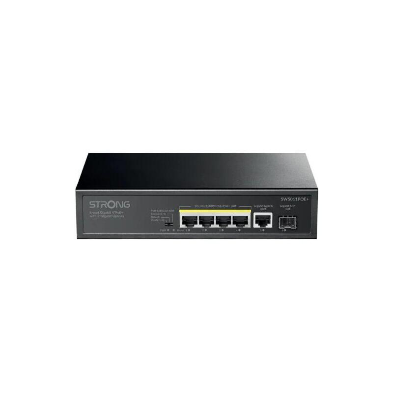 Strong Switch 4 Poe Con Enlaces Ascendentes 2 Gigabit