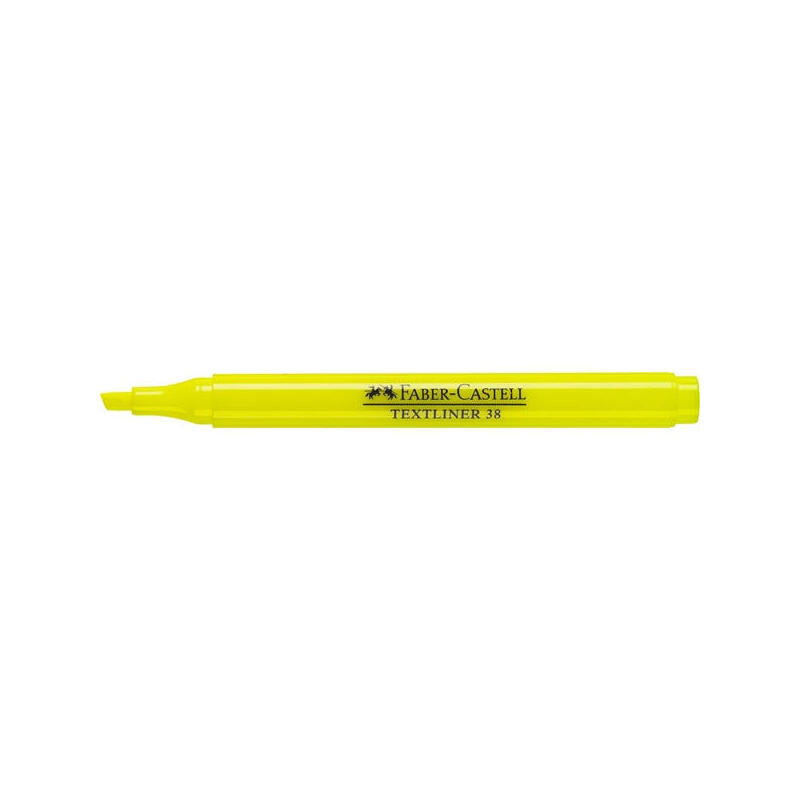 Subrayador Fluorescente Fino Faber Textliner 38 Amarillo