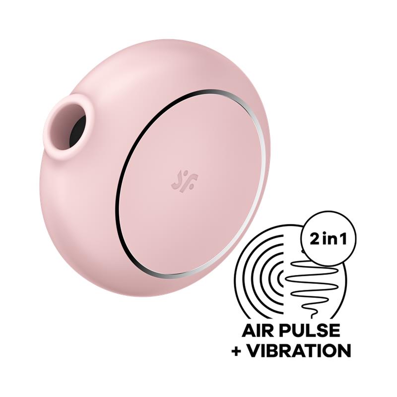 Satisfyer Pro To Go 3 Estimulador Y Vibrador Doble - Rosa