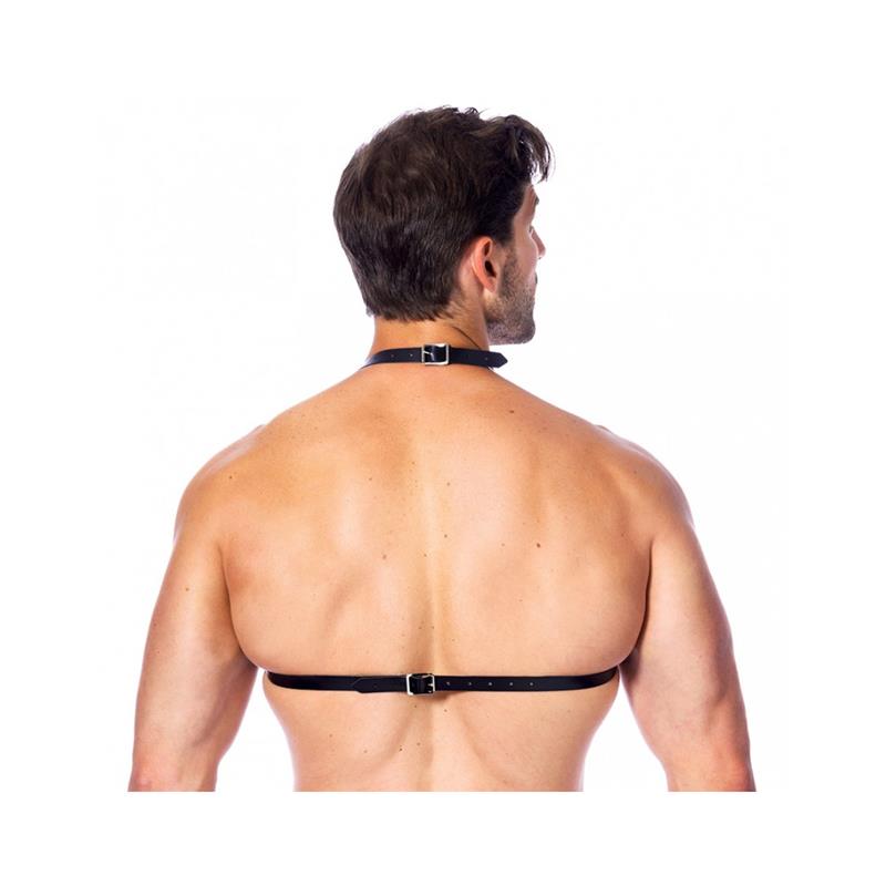 Sujetador De Cuero Con Pinchos Unisex