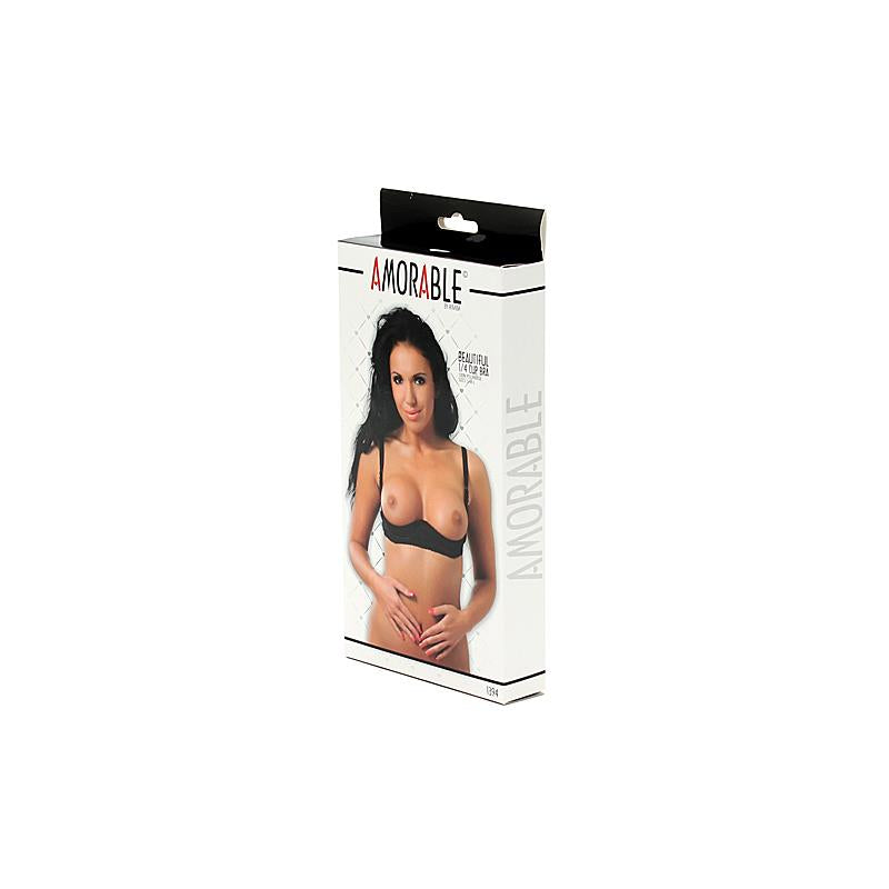 Sujetador Sin Copas Color Negro Rimba Amorable Talla (Interno):L