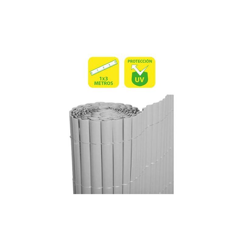 Sungarden Cañizo Plastico Doble Cara 1x3m - Color Gris Claro